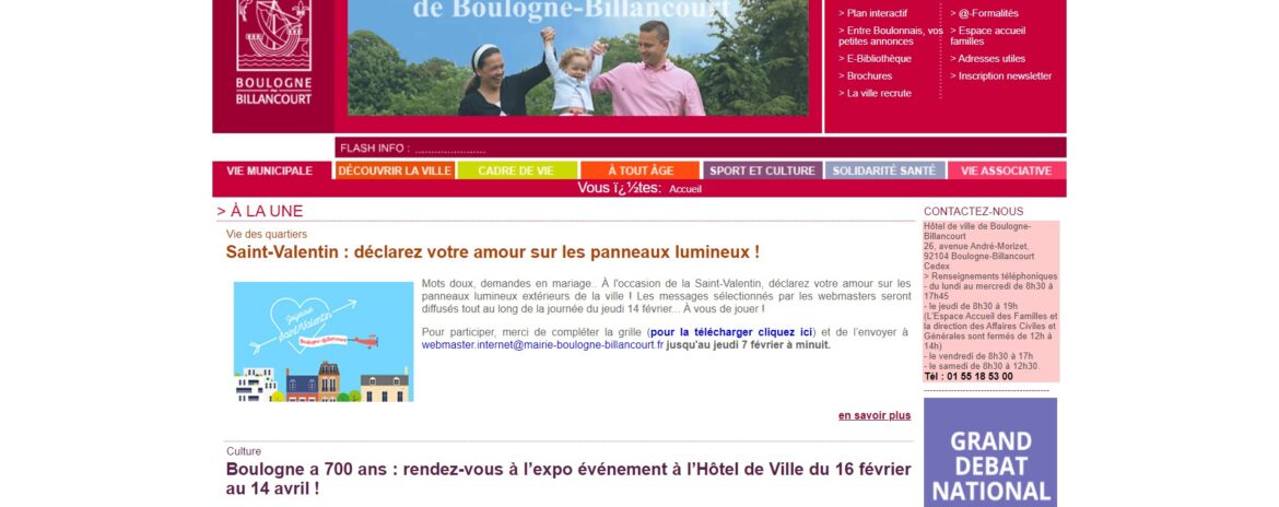 boulognebillancourt.com en 2019